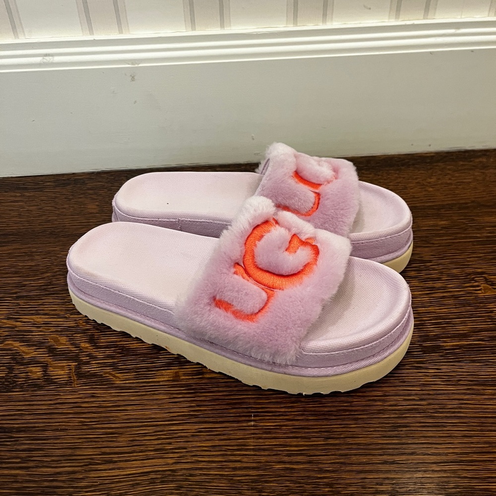 Ugg Women Laton Furr Slide Sandal